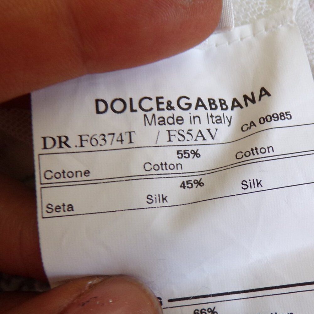 NWOT Dolce & Gabanna floral silk Spaghetti StrapY2k mini dress - Picture 7 of 14